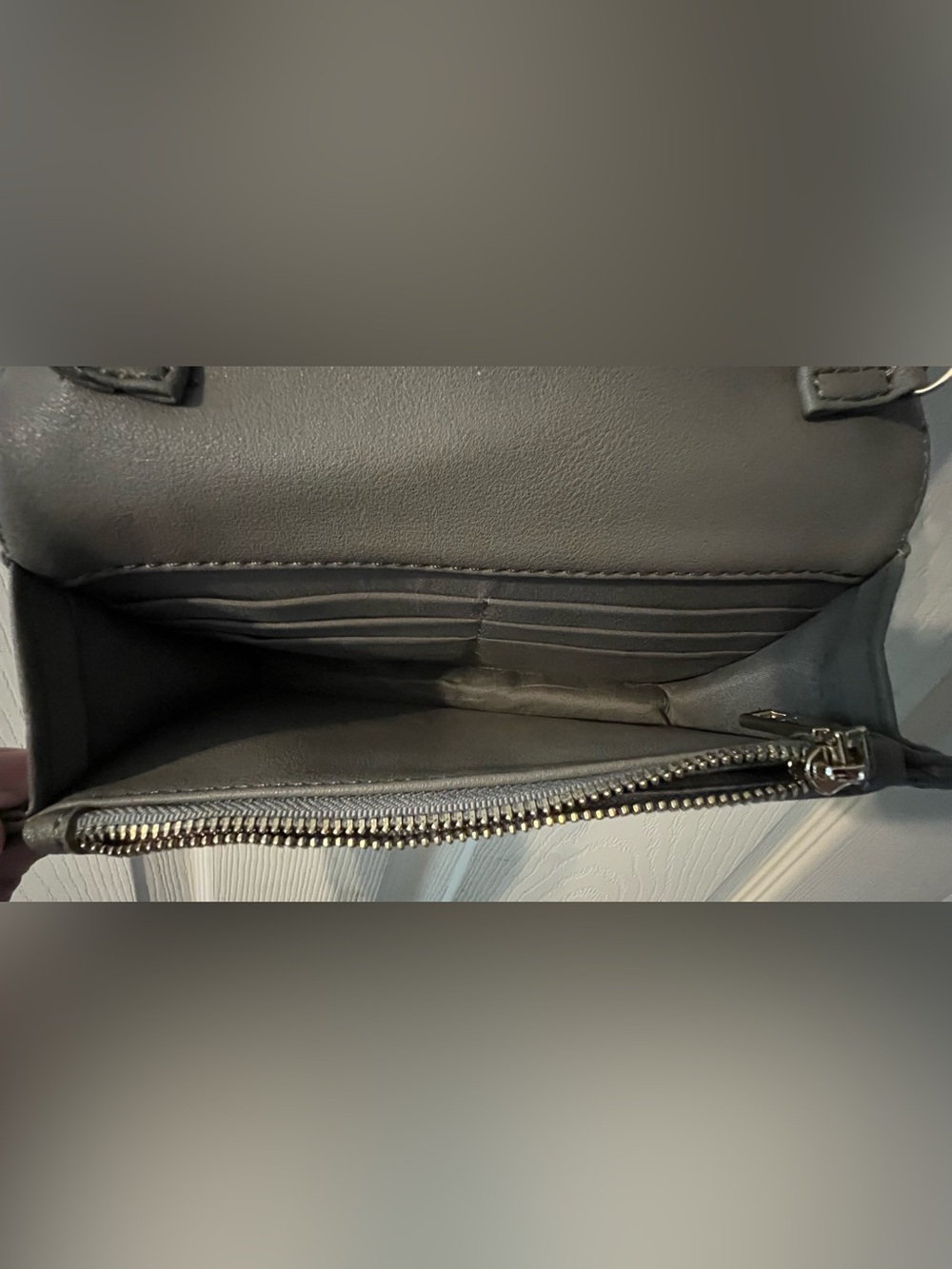 bebe Gray Studded Crossbody with Black Strap - Picture 7 of 9
